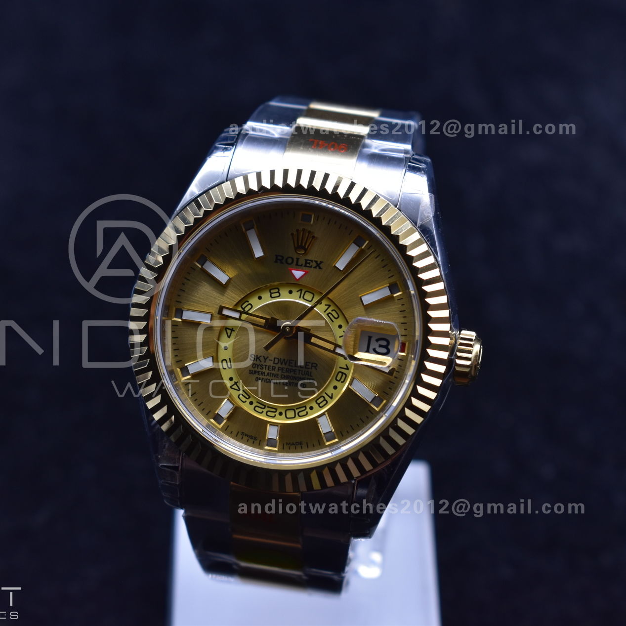 Skydweller SS/YG Noob Best Edition YG Dial on SS/YG Bracelet A23J